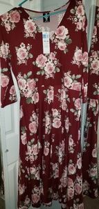 BNWT Agnes & Dora Curie Dress Floral